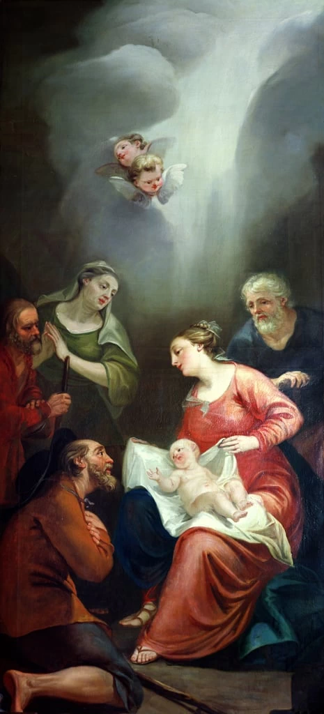Adorazione dei pastori - St. Lawrence Church, Stanmore, Middlesex